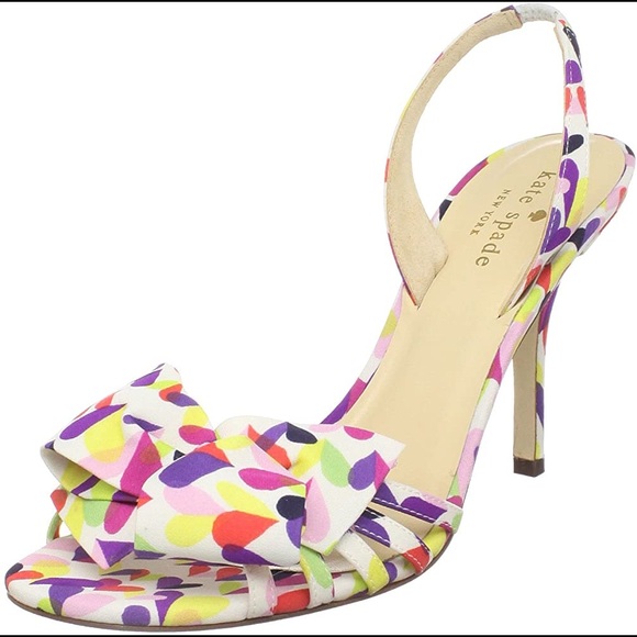 kate spade Shoes - KATE SPADE NEW YORK Lourdes Multi-Color Heels 8.5